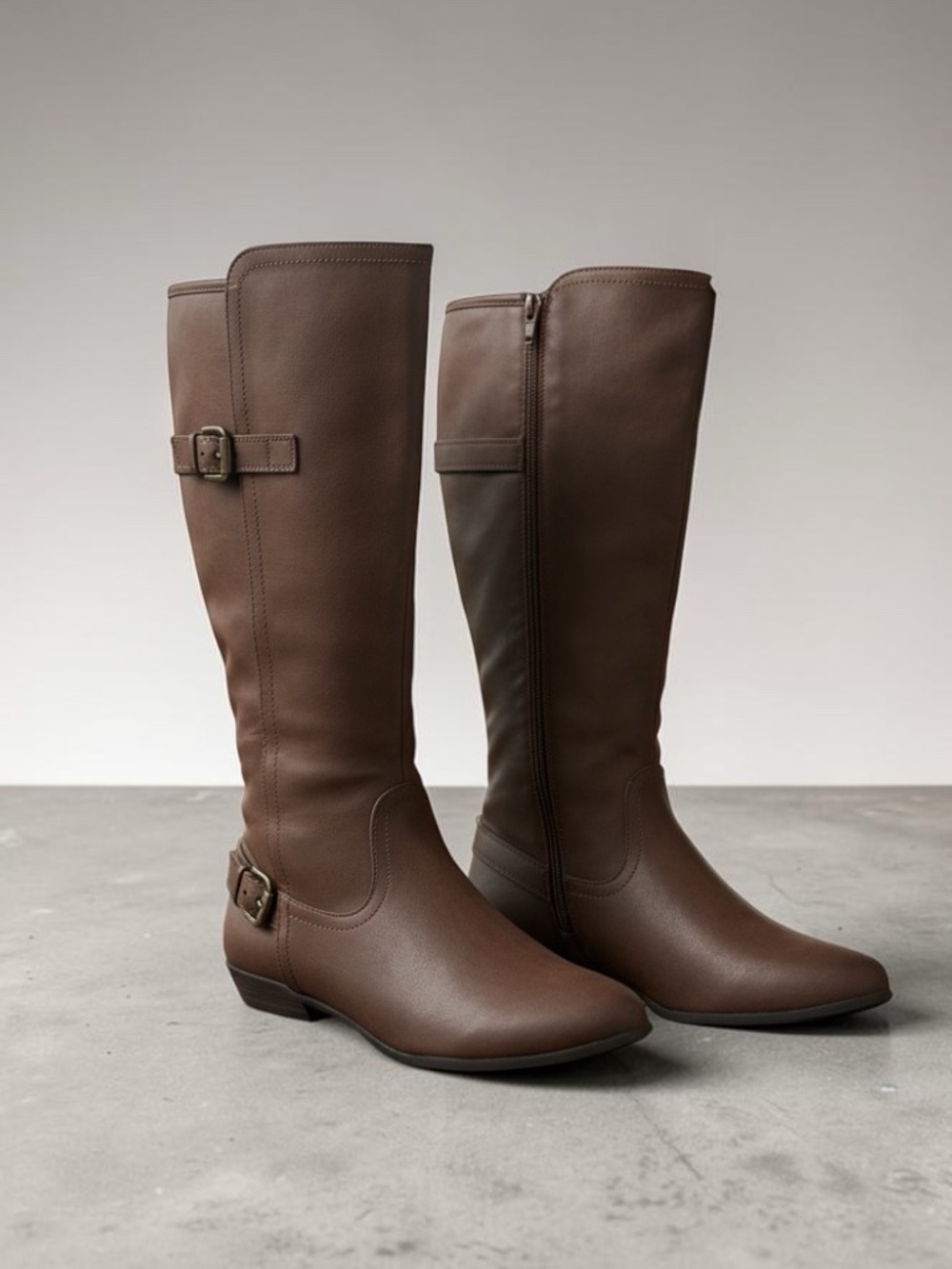 Cliffs by White Mountain Brown Equestrian Western Tall Riding Boots Size 10M NWT